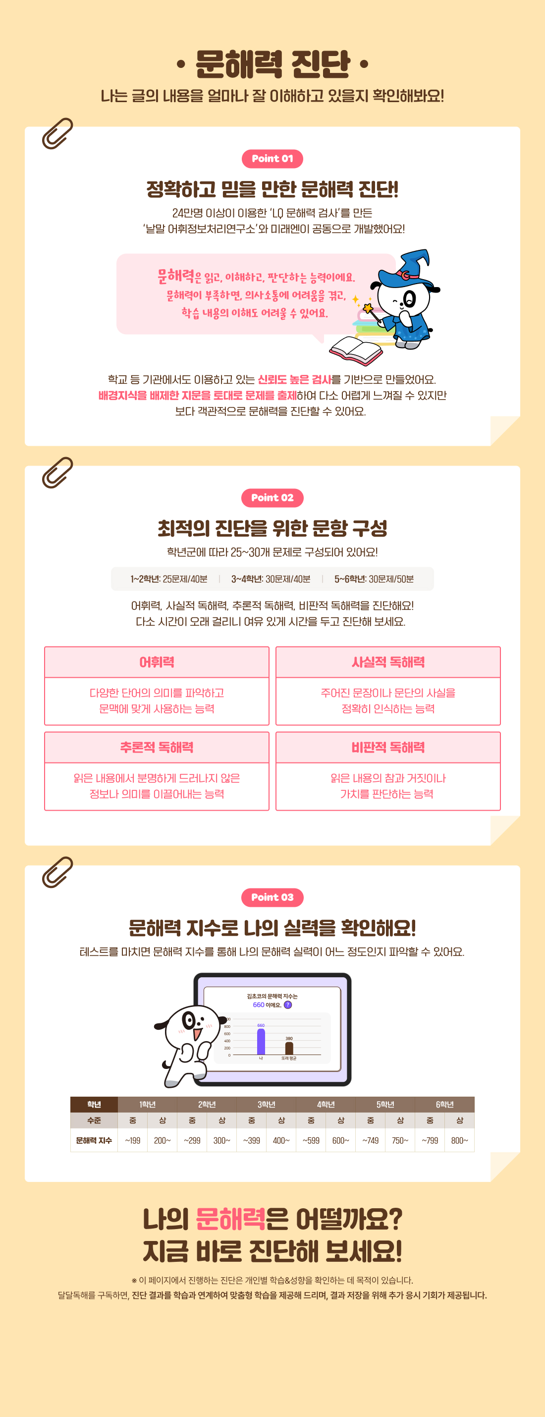 문해력 진단