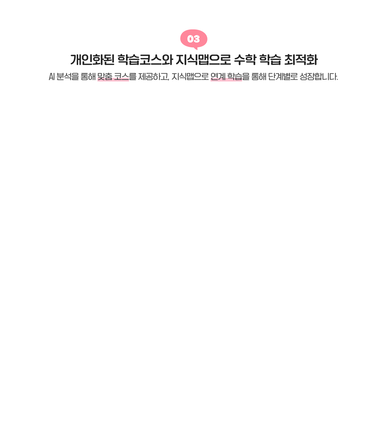 개인화된 학습코스와 지식맵으로 수학 학습 최적화