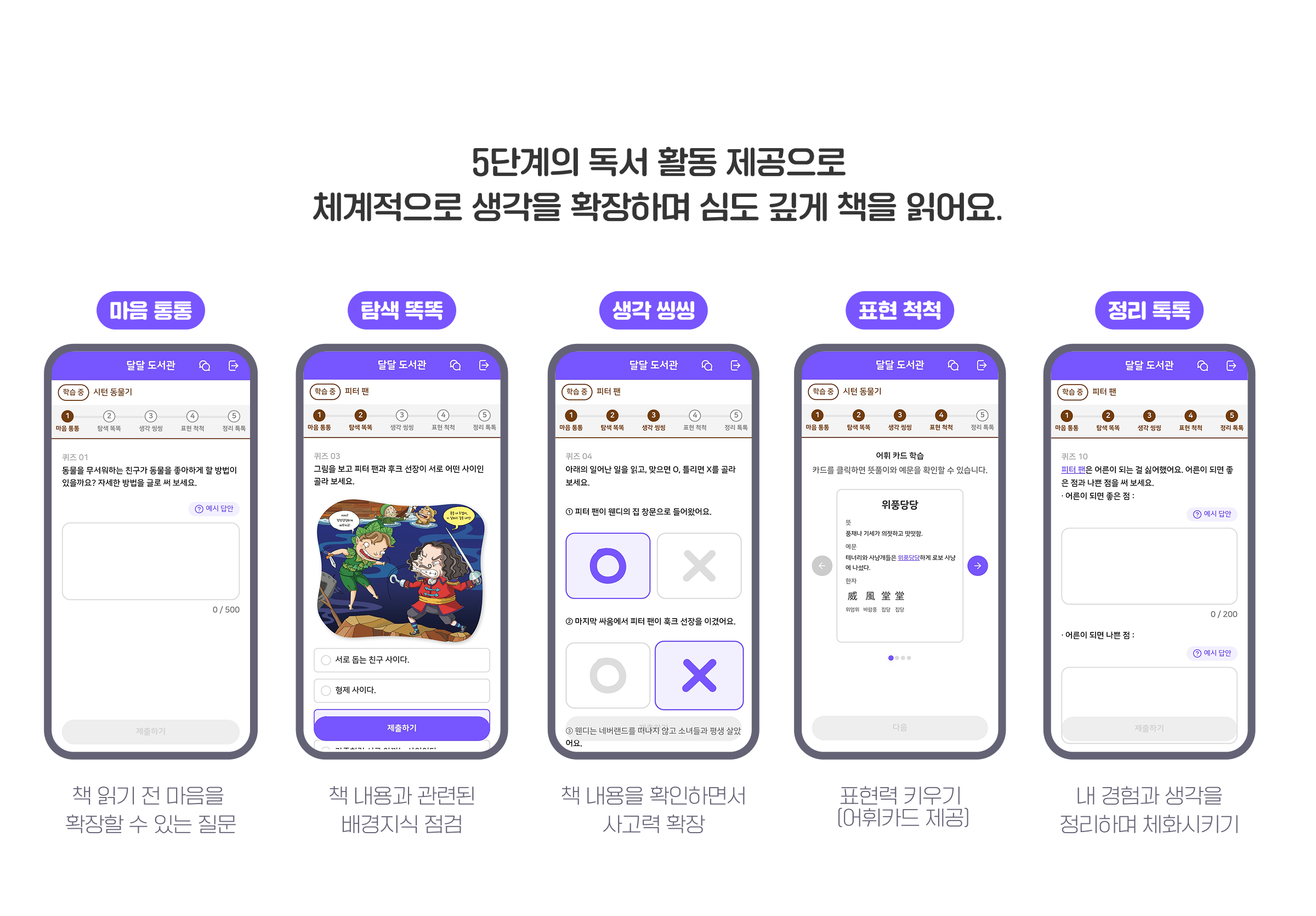 독서 활동 이미지